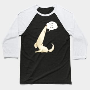 Borzoi Dog Howling Baseball T-Shirt